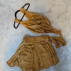 Free People Zuri Set in color Amber